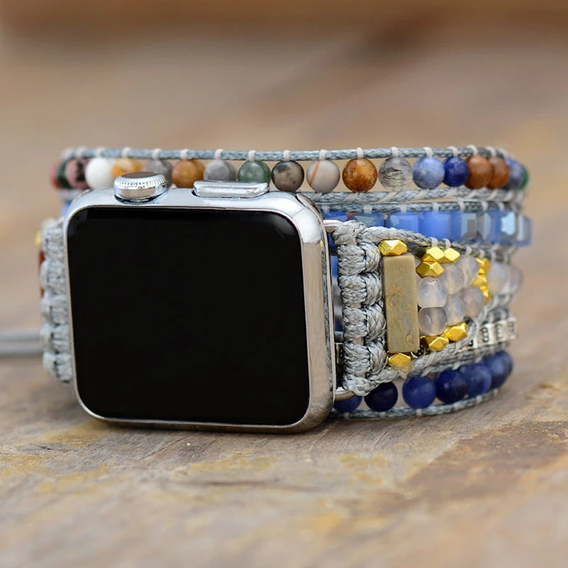Agate Crystal Sodalite Apple Watch Band