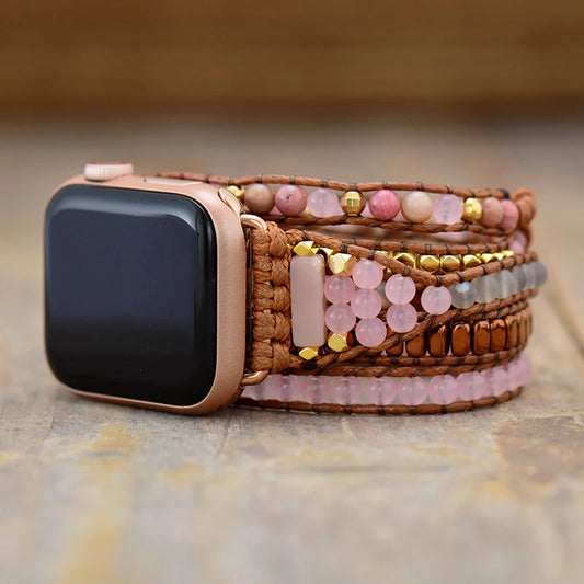 Rose Quartz Apple Watch Band