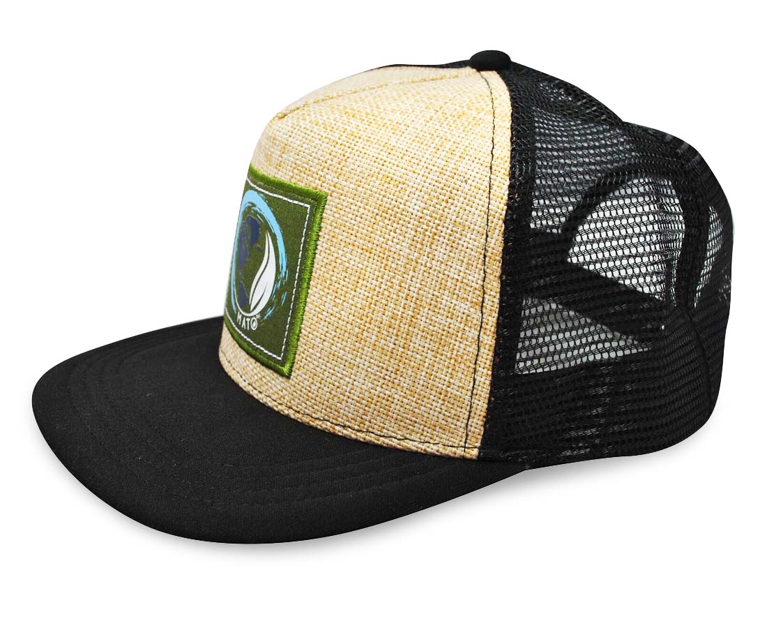 Mato Allo Trucker Hat Black Mesh Adjustable Snapback Baseball Cap